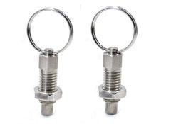 Pull ring index plungers