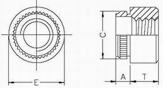 Self-clinching Nuts drawing